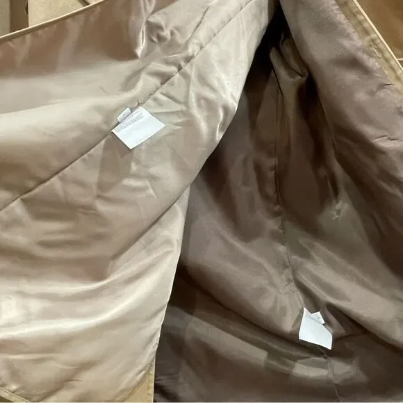 Ines de la Fressange Trenchcoat, Tan, Size XS
